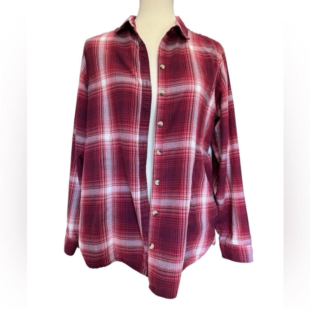 Upcycled Smokey the Bear Flannel Jacket #225 - Picture 2 of 4